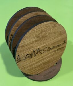 Skyline Rhenen Onderzetters Eiken € 19,95