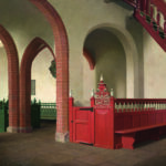 Achter het doksaal van de kerk in Buttforde 2012. Foto: Art Revisited, Tolbert NL