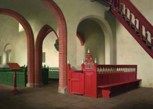 Achter het doksaal van de kerk in Buttforde 2012. Foto: Art Revisited, Tolbert NL